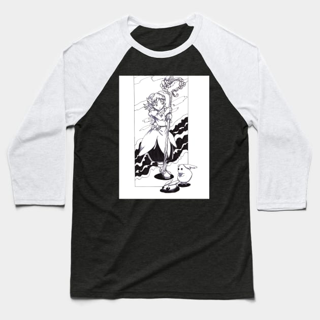 New Friend Baseball T-Shirt by Dearly Mu